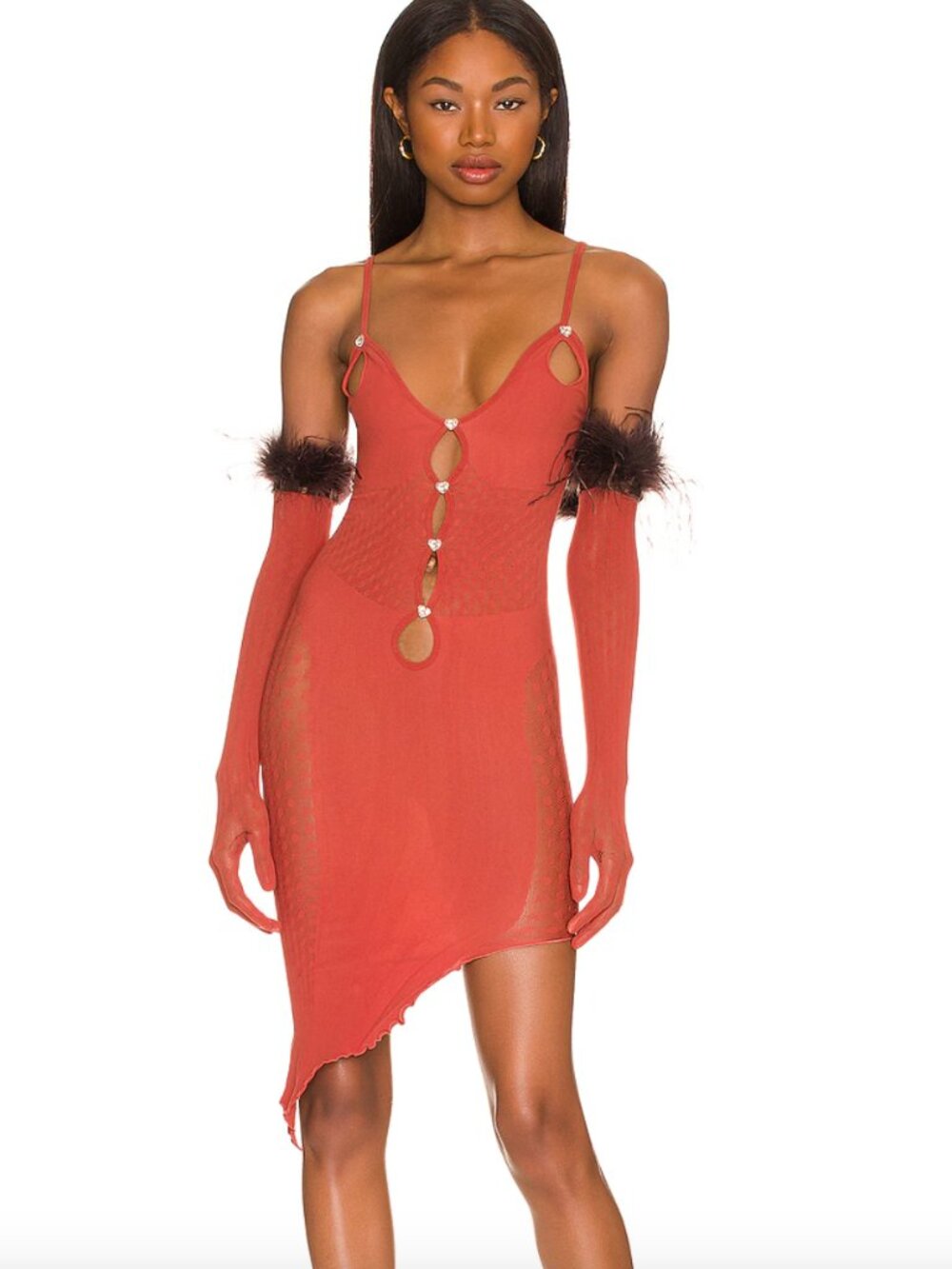 POSTER GIRL Anita Dress in Burnt Henna, One Size